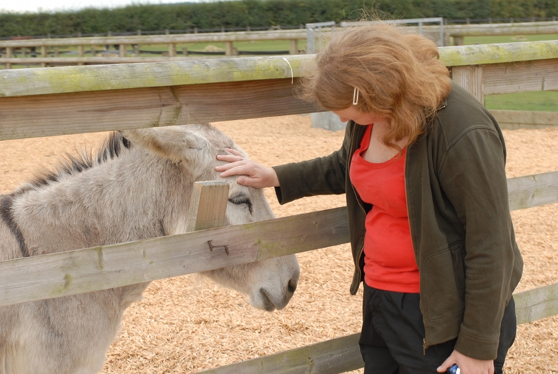 Karianne and donkey